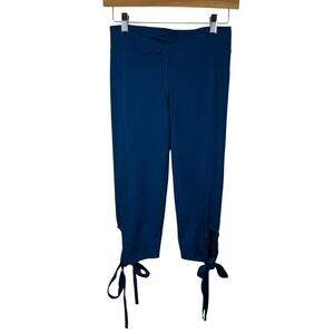 Free People Movement Legging Women Size S NWT Blue Sapphire Cropped Yoga Sport
